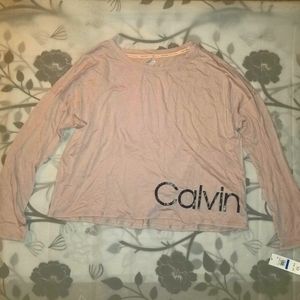 Calvin Klein Performance Blush Pink Long Sleeve